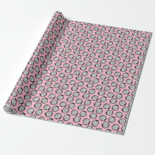 Modern granaatappel: Abstracte naadloze stijl Cadeaupapier