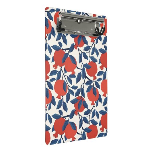 Modern granaatappelpatroon mini klembord (Schuin)