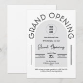 Modern Grand Opening bedrijf Kaart (Voorkant / Achterkant)