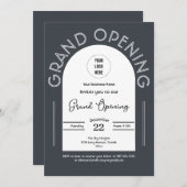 Modern Grand Opening bedrijf Kaart (Voorkant / Achterkant)