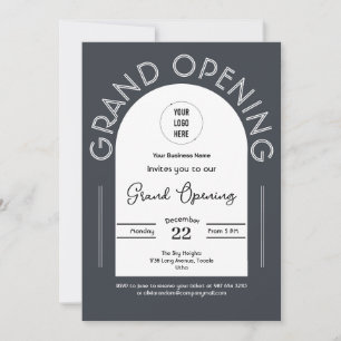 Modern Grand Opening bedrijf Kaart