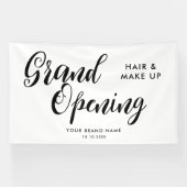 Modern Grand Opening Business Spandoek (Horizontaal)