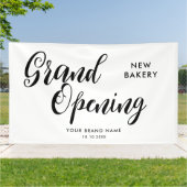 Modern Grand Opening Business Spandoek (Buitenkant)