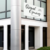 Modern Grand Opening Business Spandoek (Buitenkant Gebouw)