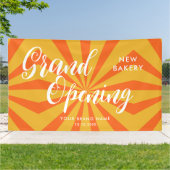 Modern Grand Opening Business Spandoek (Buitenkant)