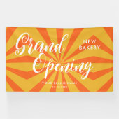 Modern Grand Opening Business Spandoek (Horizontaal)