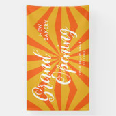 Modern Grand Opening Business Spandoek (Verticaal)