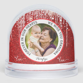 Modern Grandma Forever in Our Hearts Memorial  Sneeuwbol