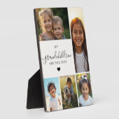 Modern Grandma Grandchildren Photo Collage  Fotoplaat (Zijkant)
