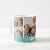Modern Grandma Photo Collage Cute Gift Koffiemok (Voorkant links)