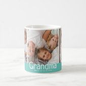 Modern Grandma Photo Collage Cute Gift Koffiemok (Center)