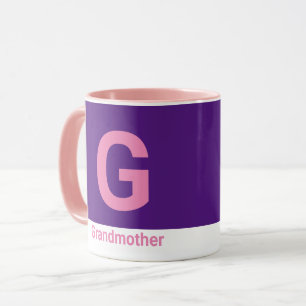 Modern Grandmoeder Letter Coffee Mok