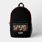 Modern Grandpa Est. Name Year 3 Photo Bedrukte Rugzak (Voorkant)