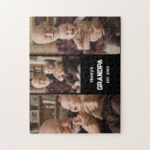 Modern Grandpa Est. Name Year 3 Photo  Legpuzzel (Verticaal)