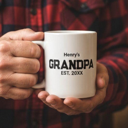 Modern Grandpa Established Est. Name Year  Koffiemok