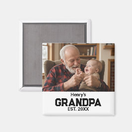 Modern Grandpa Established Est. Name Year Photo Magneet