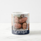 Modern Grandpa Photo Collage Cute Gift Koffiemok (Center)