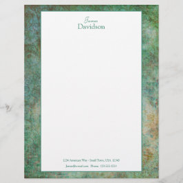 Modern Granite Letterhead Stationery Briefhoofd