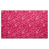 Modern Graphic Dahlia Pattern, Bourgogne en Roze Stof (Yard (91,4 cm))