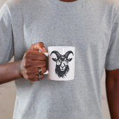 Modern Graphic Gekke Billy Goat  Mok