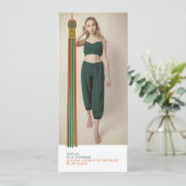 Modern Graphic Photo Graduation Announcement (Staand voorkant)