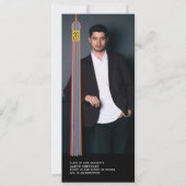 Modern Graphic Photo Graduation Announcement (Voorkant)