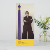 Modern Graphic Photo Graduation Announcement (Staand voorkant)