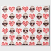 Modern Grappig Cadeau Verjaardagsfeest Trouwcadeau Cadeaupapier (Vlak)