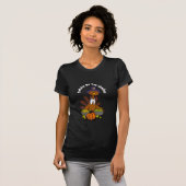 Modern Grappig Gobble en Wobble Turkije T-shirt (Voorkant volledig)