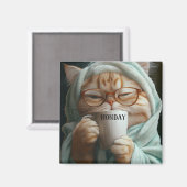 Modern grappig huisdier magneet (Voorkant / Achterkant)