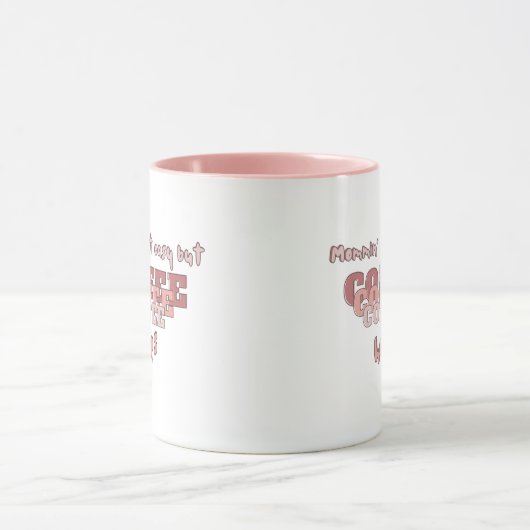 Modern Grappig Moeder Quote Roze Mok (Midden)