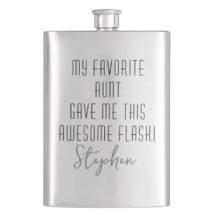 Modern Grappig Neef Cadeau van Favoriete Tante Flacon