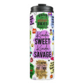 Modern grappig sarcastisch thermosbeker (Voorkant)