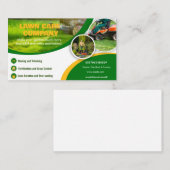 Modern grasverzorging gras snijden visitekaartje (Voorkant / Achterkant)