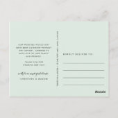 Modern Gratitude | Weddenfoto collage Hartelijk da Briefkaart (Achterkant)