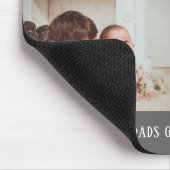 Modern Gray 4 Fotocollage voor opa Muismat (Hoek)