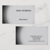 Modern Gray Consultant Professional Visitekaartje (Voorkant / Achterkant)