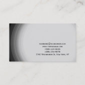 Modern Gray Consultant Professional Visitekaartje (Achterkant)