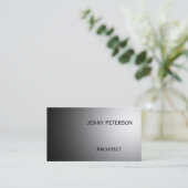 Modern Gray Consultant Professional Visitekaartje (Staand voorkant)