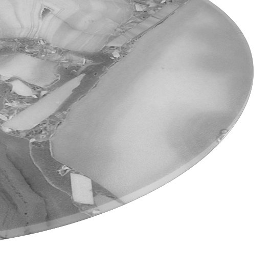 Modern Gray Faux Marble Stone Cutting Board Snijplank (Hoek)