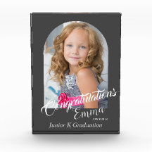 Modern Gray Gefeliciteerd JK Afstudeerder Aankondi