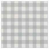 Modern Gray Gingham Stof (Close Up)