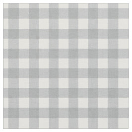Modern Gray Gingham Stof