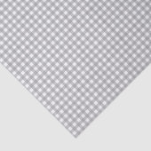 Modern Gray Gingham Tissuepapier (Detail)