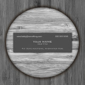 Modern Gray Mini Visitekaartje