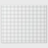 Modern Gray Play |Groot patroon| Verpakkingspapier Cadeaupapier (Vlak)