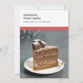 MODERN GRAY RED FOTO WORKSHOP INVITE SJABLOON KAART (Achterkant)