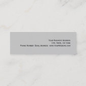 Modern Gray Red Lawyer Attorney Visitekaartje (Achterkant)