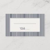 Modern Gray Stripes Plaatskaartje (Voorkant)