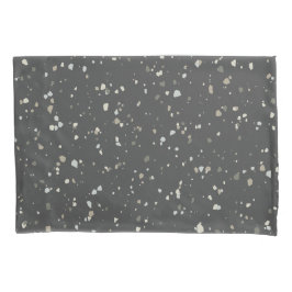 Modern Gray Terrazzo Kussensloop